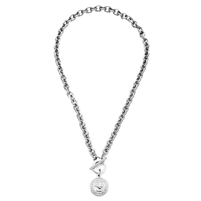 THE MEN THING SS Pendant with Chain VINDEX - 24inch Pure Stainless Steel European trending Style Chain for Men & Boy