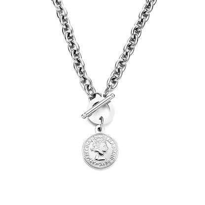 THE MEN THING SS Pendant with Chain VINDEX - 24inch Pure Stainless Steel European trending Style Chain for Men & Boy