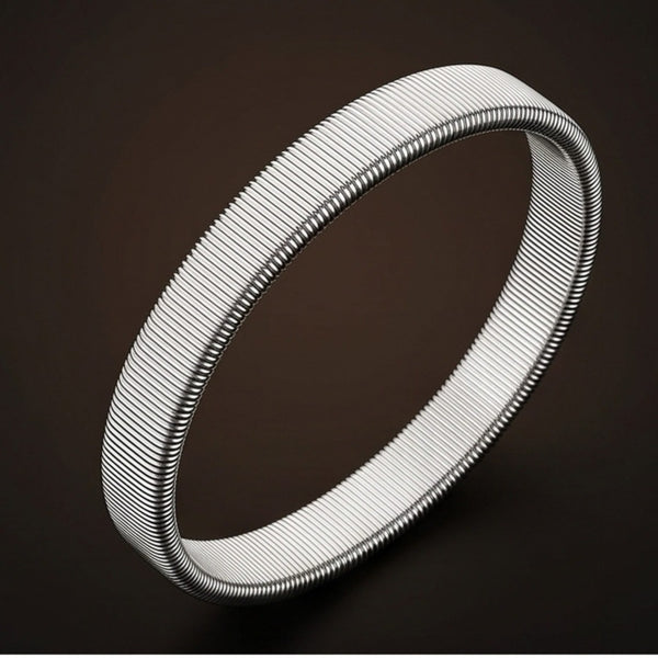 AUREX FLEX - STEEL - 11mm Stainless Steel Adjustable  Bracelet for Men & Boys