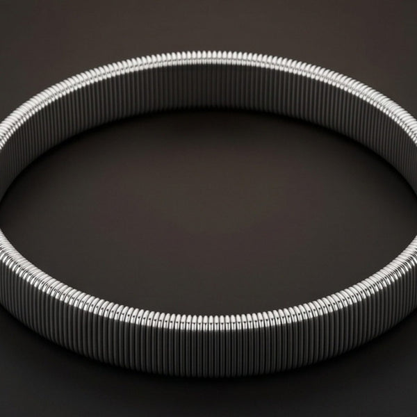 AUREX FLEX - STEEL - 11mm Stainless Steel Adjustable  Bracelet for Men & Boys