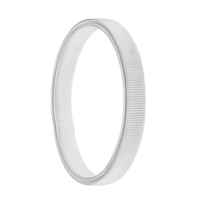 THE MEN THING Steel Bracelets AUREX FLEX - STEEL - 11mm Stainless Steel Adjustable  Bracelet for Men & Boys