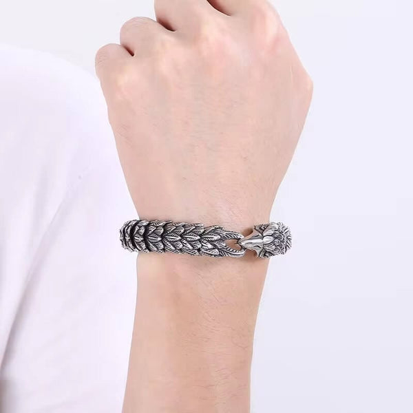 AVIATOR - 14mm Pure Titanium Steel Bracelet for Men & Boy (8inch)