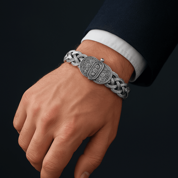 CELTIC LOOP - 12mm Copper Bracelet for Men & Boy - 7inch