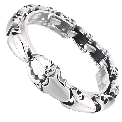 THE MEN THING Steel Bracelets CRABLOCK - 22mm Pure Titanium Steel Bracelet for Men & Boy (8inch)