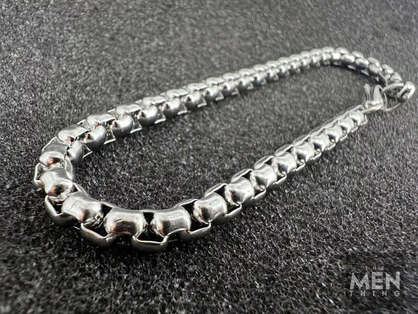 CURVELET - 5mm Titanium Steel Bracelet American trending Style, 8 and 9 inch for Men & Boys