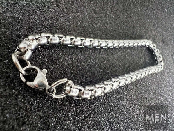 CURVELET - 5mm Titanium Steel Bracelet American trending Style, 8 and 9 inch for Men & Boys