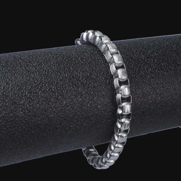 CURVELINE - 6mm Stainless Steel Bracelet 7 inch for Men & Boy