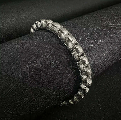 THE MEN THING Steel Bracelets DOMINEERING - Stainless Steel Bracelet, European trending Style  for Men & Boy (7mm - 7-8-9 inch)