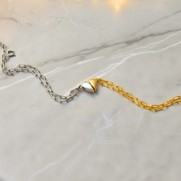 FUSION LOVE - Pure Titanium Steel Adjustable Bracelet for Men & Boys