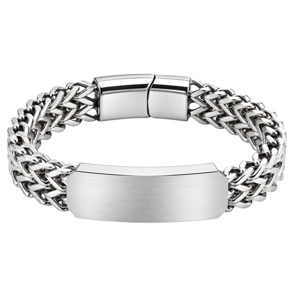 FUSION MATRIX - 45mm Titanium Steel Bracelet with Stainless Steel Magnetic Buckle for Men & Boy (8 inch)