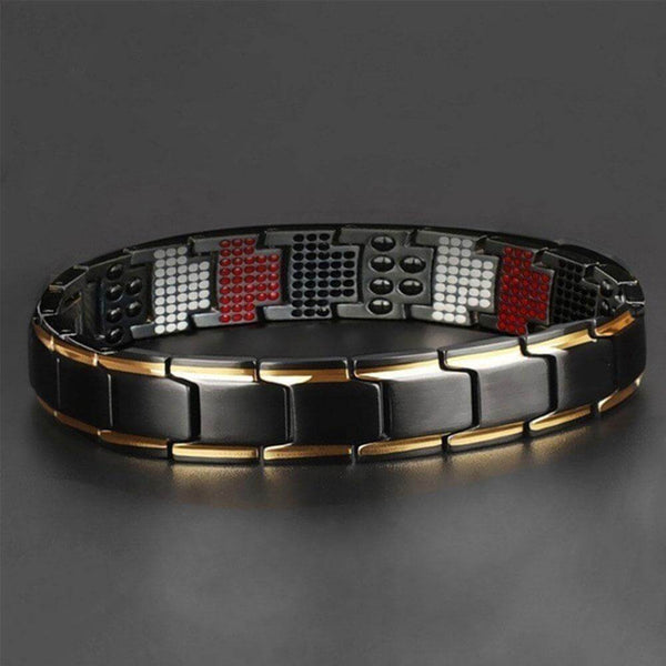 HEALTHSTYLE- Titanium Steel Bracelet - Magnetic Weight Loss Bracelet, Pain Relief Fashionable Bracelet - Blood Pressure Controller Bracelet for Men & Boys