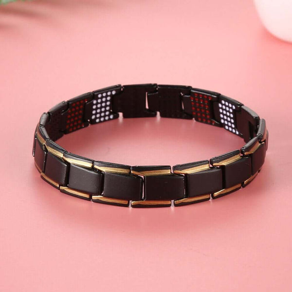 HEALTHSTYLE- Titanium Steel Bracelet - Magnetic Weight Loss Bracelet, Pain Relief Fashionable Bracelet - Blood Pressure Controller Bracelet for Men & Boys