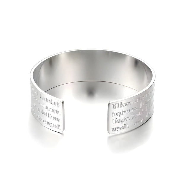 OM VERSE - Adjustable Pure Stainless Steel Bracelet, American trending Style for Men & Boy