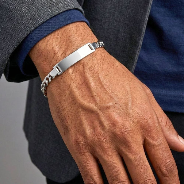 PRIME MONARCH - Pure Titanium Steel Adjustable Bracelet for Men & Boys