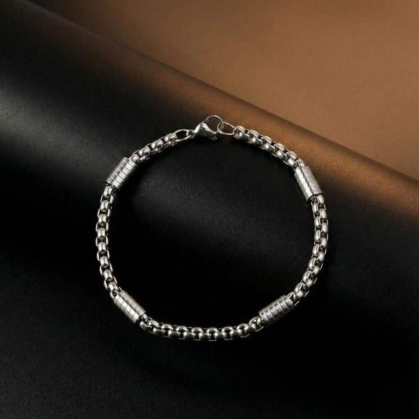 PRIME ROLO - Pure Titanium Steel Bracelet for Men & Boys (8inch)