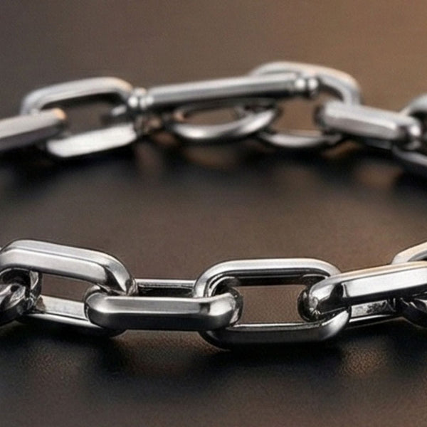 REGENT ELITE - Pure Titanium Steel Bracelet for Men & Boys (8inch)