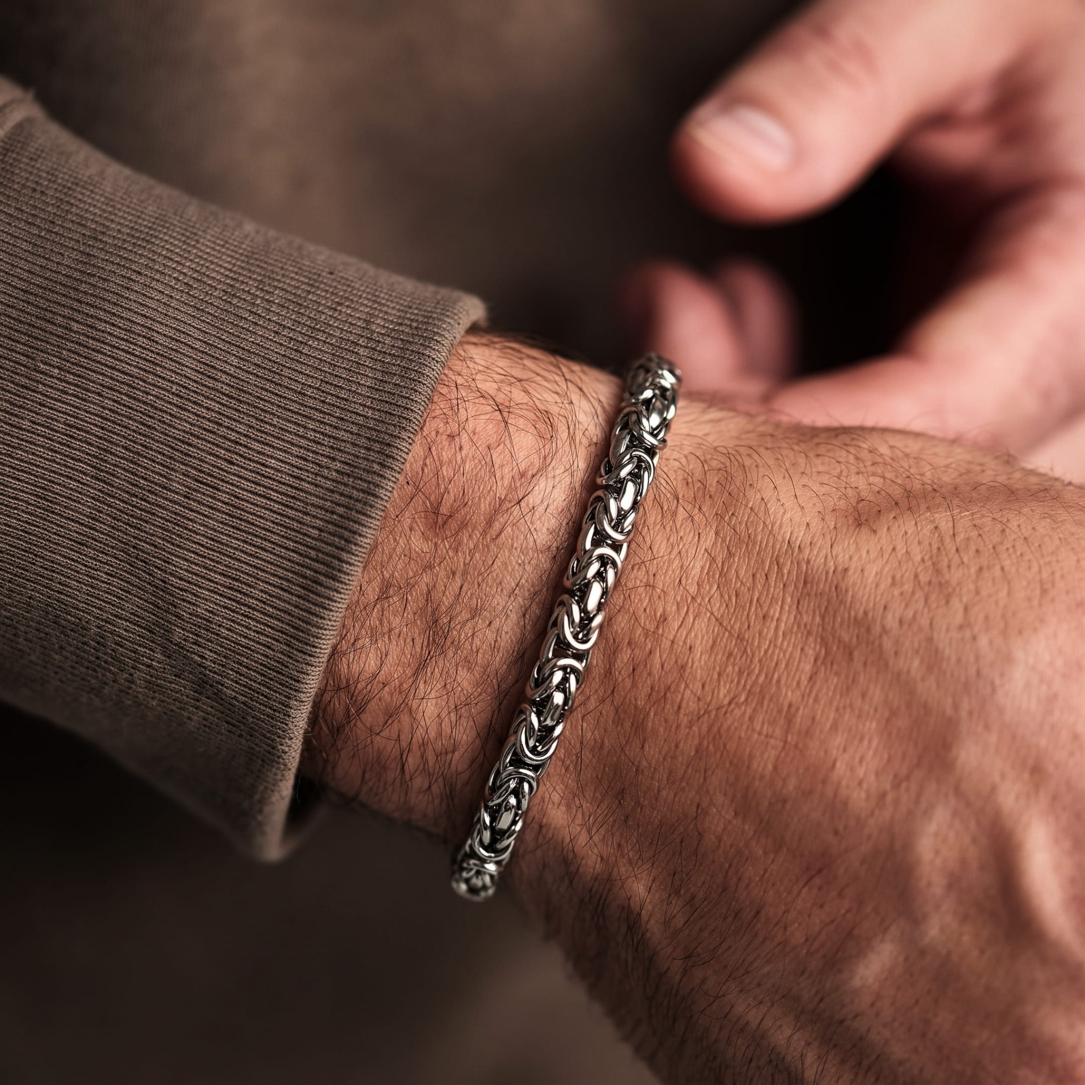 STEELBOX 7mm pure stainless steel bracelet for men — anti-tarnish steel bracelet | The Men Thing