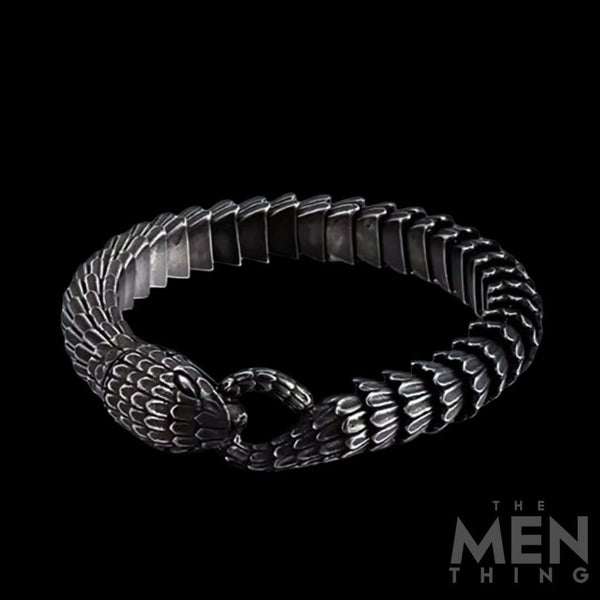TALONS - 10mm Pure Titanium Steel Gun Plated Black Color Bracelet for Men & Boy (8 inch)