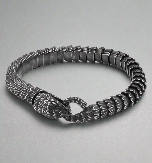 TALONS - 10mm Pure Titanium Steel Gun Plated Black Color Bracelet for Men & Boy (8 inch)