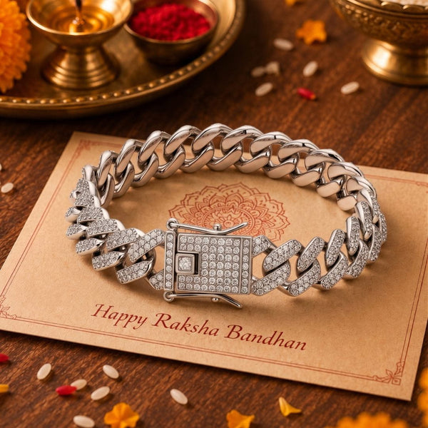 The Perfect Rakhi Gift For Every Brother – ICELOCK - Stainless Steel Bracelet With Timeless Style (8 inch)