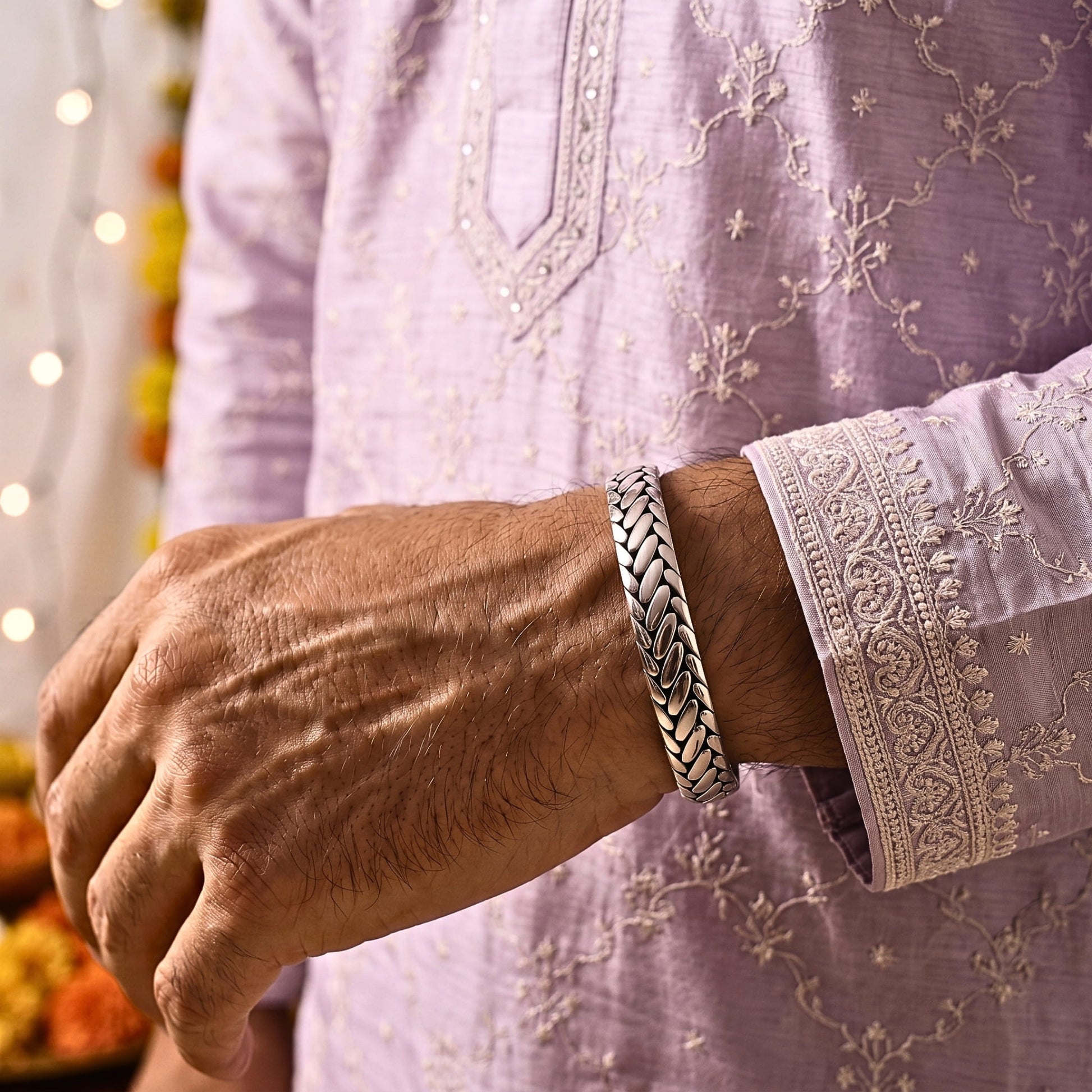 THE MEN THING Steel Bracelets The Perfect Rakhi Gift For Every Brother – IRON HYDRA - Premium Stainless Steel Open Bangle Bracelets With Timeless Style (Adjustable)