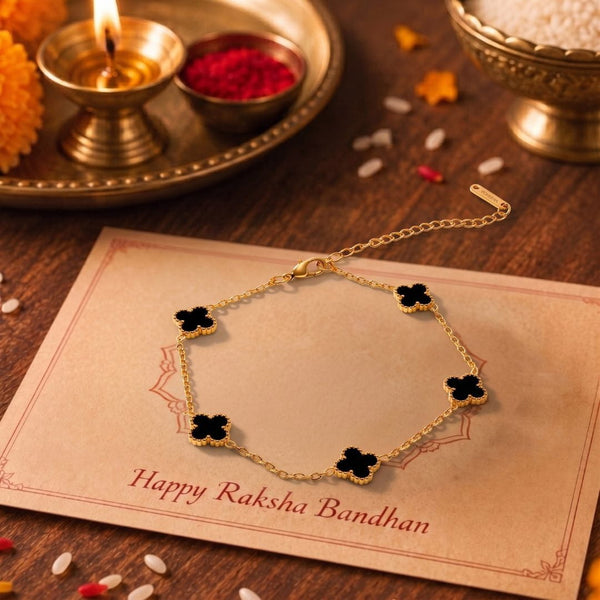 The Perfect Rakhi Gift For Every Brother – NIGHTLINK GOLD  - Stainless Steel Bracelet With Timeless Style (8 inch)
