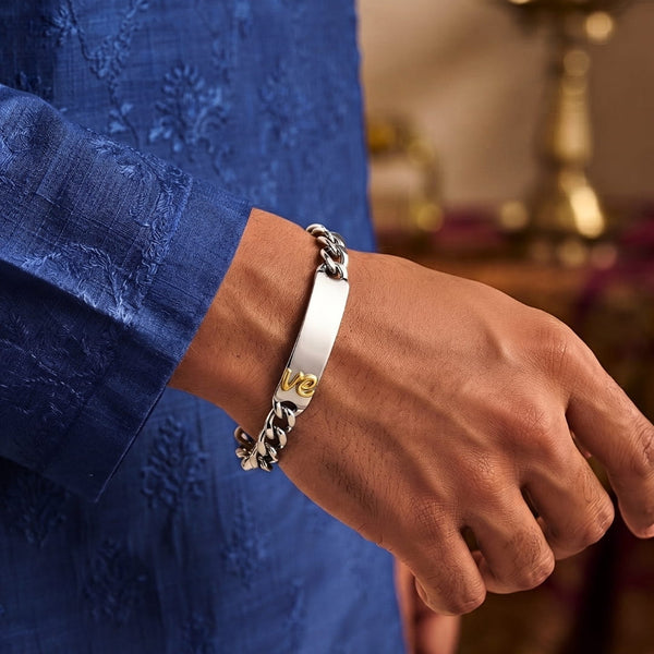 The Perfect Rakhi Gift For Every Brother – PERSONA LINK - Premium Titanium Steel With Timeless Style (8.5inch)