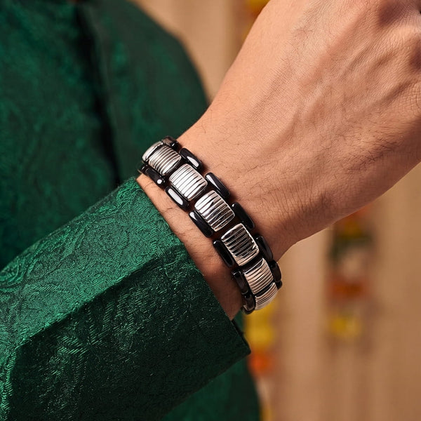 The Perfect Rakhi Gift For Every Brother – TITAN GRIDLOCK - Premium Titanium Steel With Timeless Style (8.5inch)
