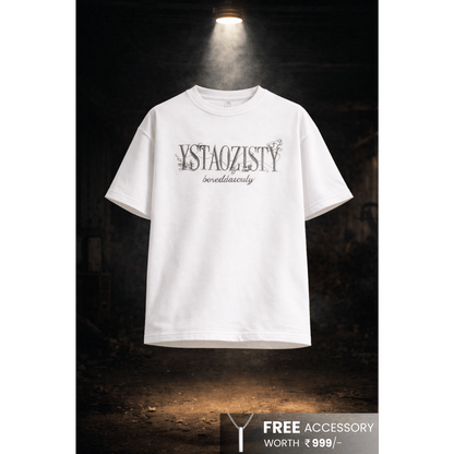 THE MEN THING STILL FORM BOX TEE Oversized T-Shirt – Pure White