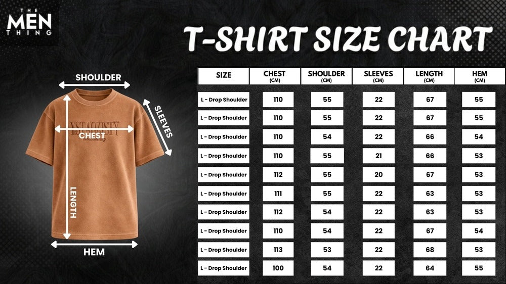 THE MEN THING STILL FORM BOX TEE Oversized T-Shirt – Sandstone Tan