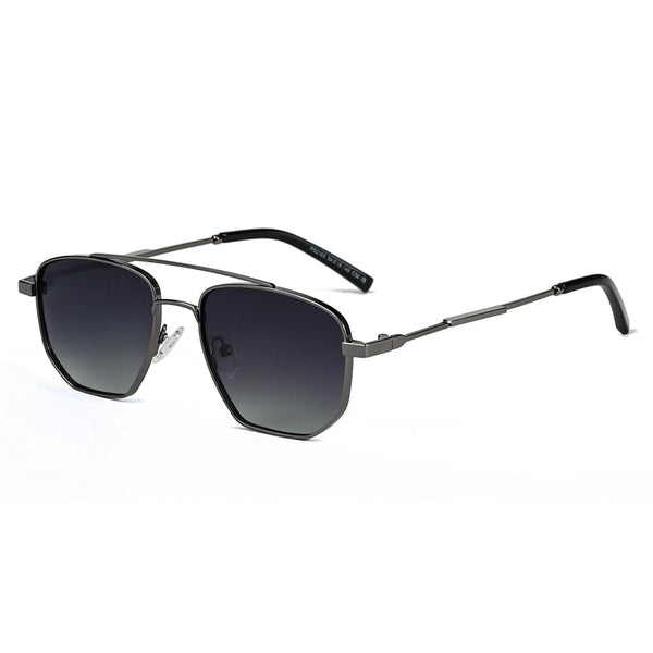 2165 - RAVEN VISION - HD Polarised Sunglasses for Men - UV400 Protection, Stainless Steel Frame - Gradient  Grey