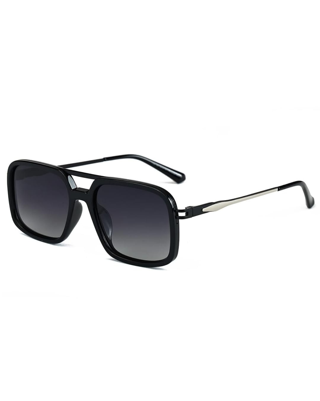 THE MEN THING Sunglasses 2169 URBAN ECLIPSE -  Oversized Square - HD Polarised Sunglasses for Men - UV400 Protection, Stainless Steel Frame