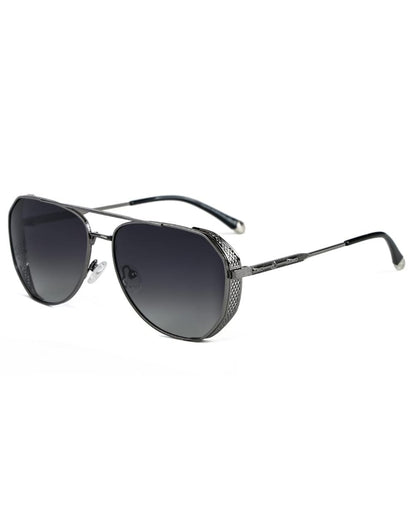 THE MEN THING Sunglasses 2181 PRESTIGE LUXE -  Aviator  Style - HD Polarised Sunglasses for Men - UV400 Protection, Stainless Steel Frame