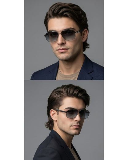 2194 CINDER FROST HD Polarized Sunglasses for Men - UV400 Protection, Stainless Steel Frame — Sunglasses for Men | THE MEN THING