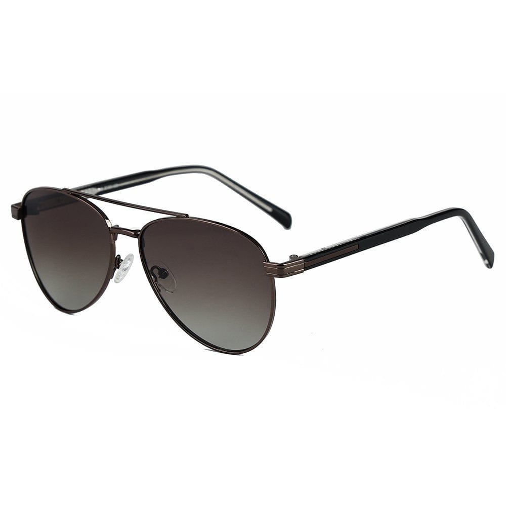 THE MEN THING Sunglasses Gradient Brownish 2195 KINETIC LUXE HD Polarized Sunglasses for Men - UV400 Protection, Stainless Steel Frame