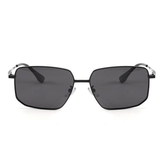 THE MEN THING Sunglasses J3292 - OBLIVION SHADE - HD Polarised Sunglasses for Men - UV400 Protection, Stainless Steel Frame - Dark Tinted