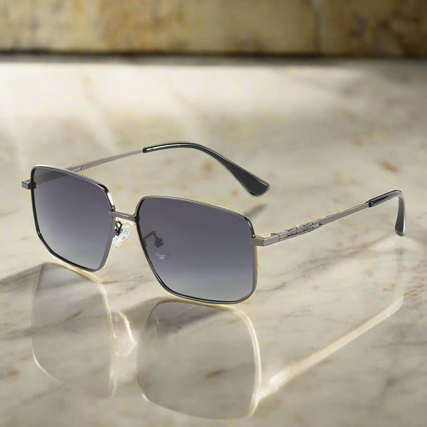 J3292 - OBLIVION SHADE - HD Polarised Sunglasses for Men - UV400 Protection, Stainless Steel Frame - Gradient Tinted