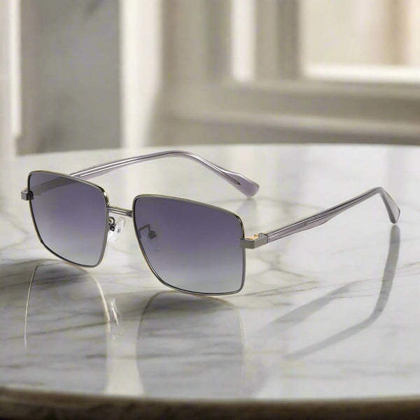 J3305 - PHANTOM SHADE - HD Polarised Sunglasses for Men - UV400 Protection, Stainless Steel Frame - Gradient Grey Lenses