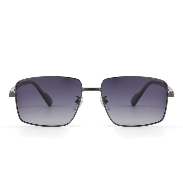 J3305 - PHANTOM SHADE - HD Polarised Sunglasses for Men - UV400 Protection, Stainless Steel Frame - Gradient Grey Lenses