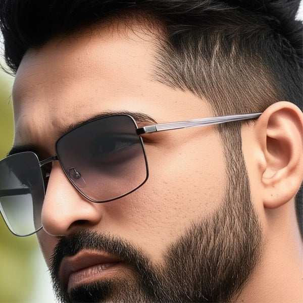 J3305 - PHANTOM SHADE - HD Polarised Sunglasses for Men - UV400 Protection, Stainless Steel Frame - Gradient Lenses