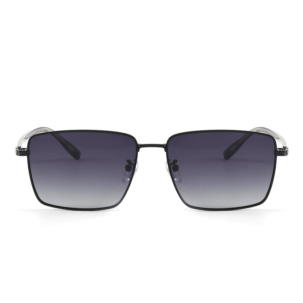 J3308 - SLEEK VANTAGE- HD Polarised Sunglasses for Men - UV400 Protection, Stainless Steel Frame - Gradient Grey Lens