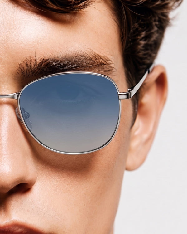 S15110 BRONZE WHIRL HD Polarized Sunglasses for Men - UV400 Protection, Stainless Steel Frame