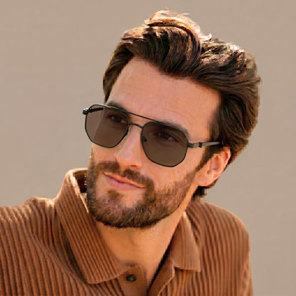 2188 FROST SPECTRA HD Polarized Sunglasses for Men - UV400 Protection, Stainless Steel Frame - THE MEN THING