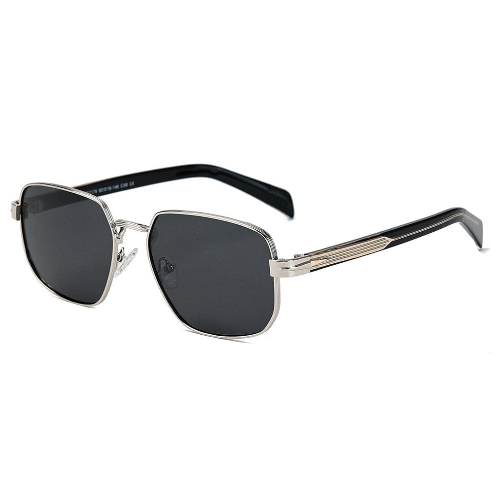 2176 SAFFRON TINT HD Polarized Sunglasses for Men - UV400 Protection, Stainless Steel Frame - THE MEN THING