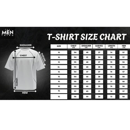 THE MEN THING T-Shirt CONTOUR TRACE Oversized T-Shirt – White