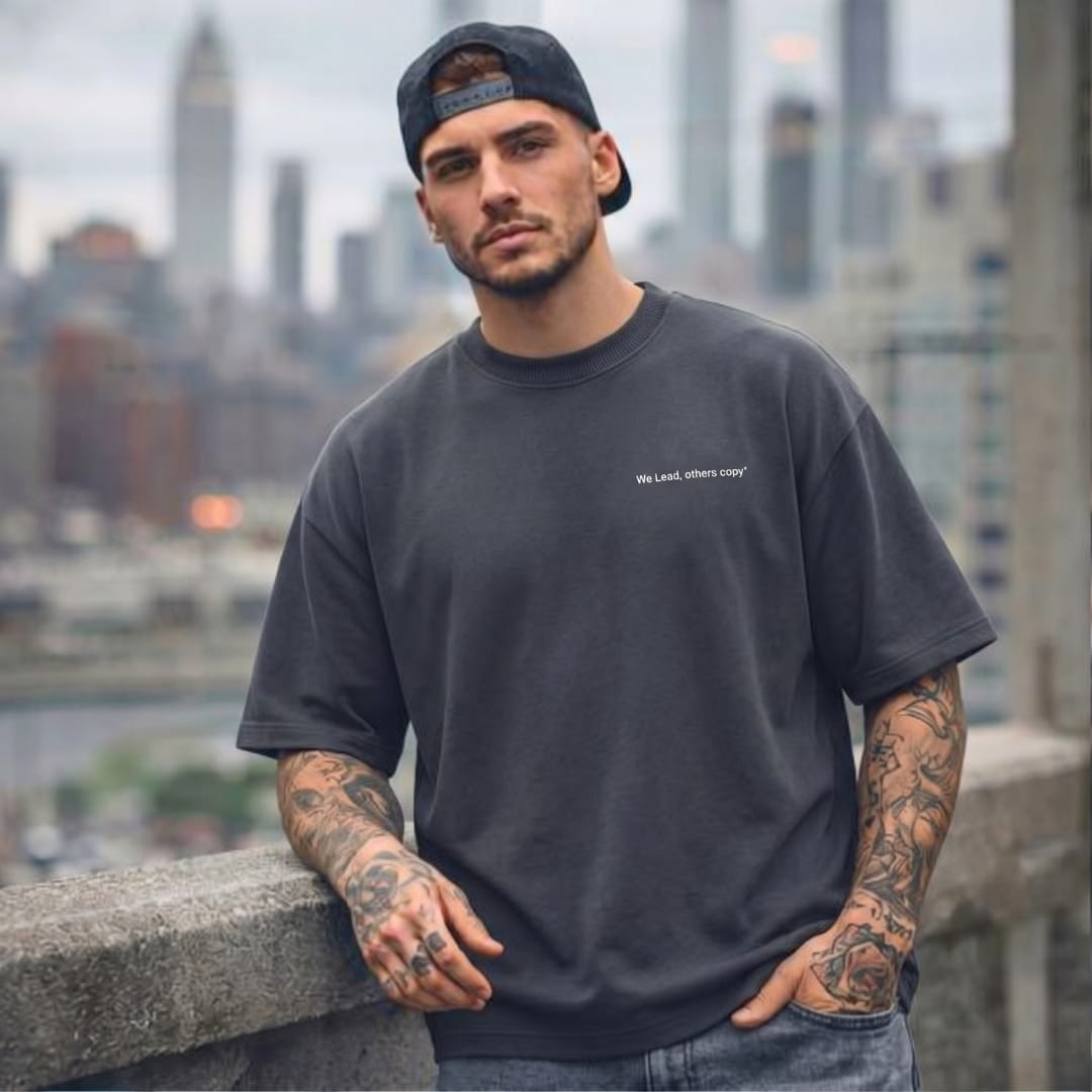 THE MEN THING T-Shirt COPYCAT KILLER Oversized T-Shirt - Black