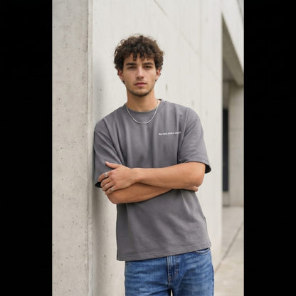 THE MEN THING T-Shirt COPYCAT KILLER Oversized T-Shirt - Dark Gray