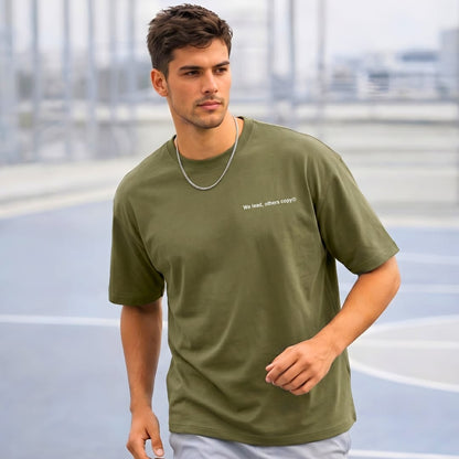 THE MEN THING T-Shirt COPYCAT KILLER Oversized T-Shirt - Green