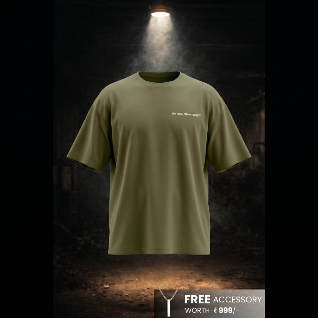 THE MEN THING T-Shirt COPYCAT KILLER Oversized T-Shirt - Green