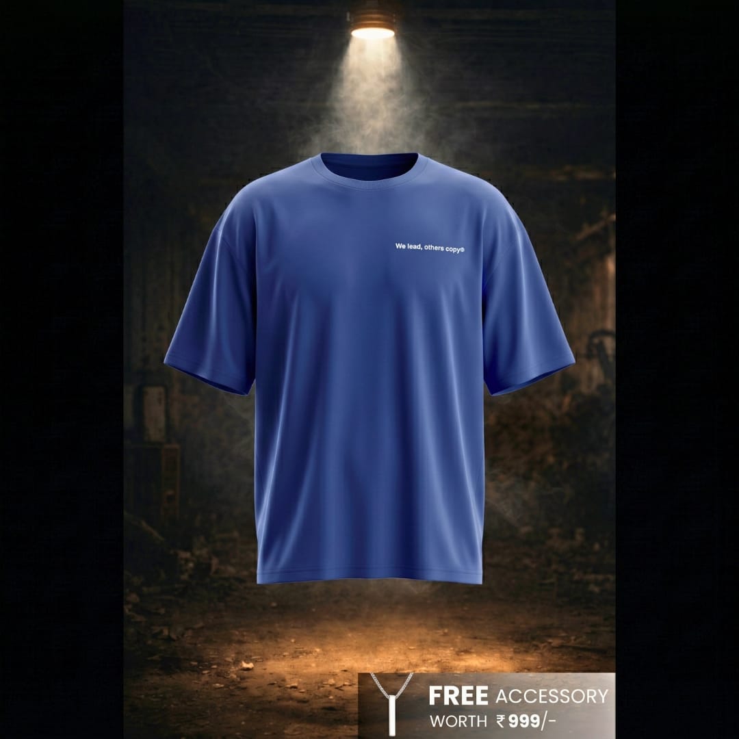 THE MEN THING T-Shirt COPYCAT KILLER Oversized T-Shirt - Navy Blue